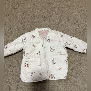 Floral Quilted Kids Jacket